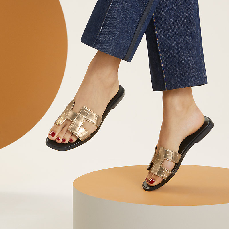 サンダル 《オラン》 - マロン | Hermès - エルメス-公式サイト